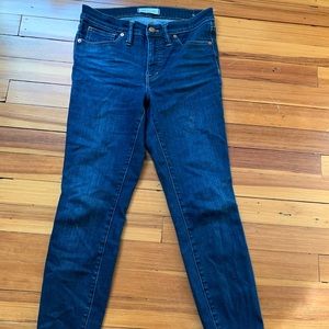 Madewell 9” rise skinny’s